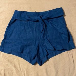 Cute/dressy navy blue tie shorts